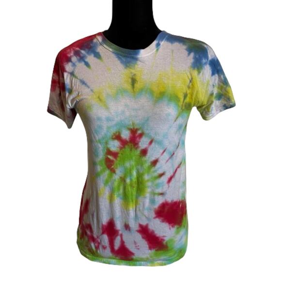 Hanes Womens T-Shirt Size Small ComfortSoft Tie Dye Tee Shirt Top - Picture 1 of 6